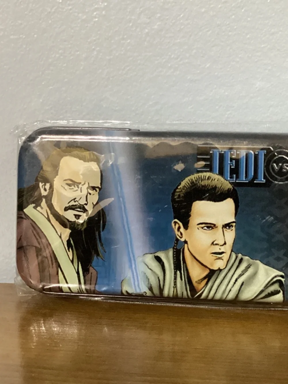 NEW Star Wars Episode I Jedi vs Sith Metal Pencil Box Case